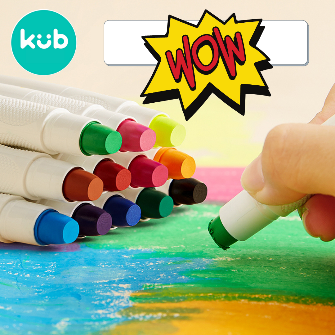 KUB Silky Crayon-12 Colors