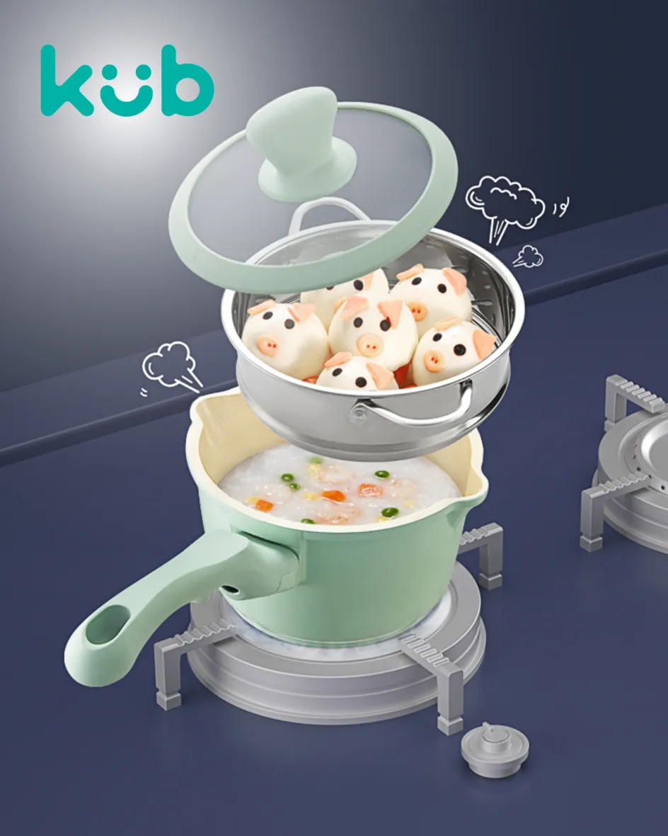 KUB Non-stick ceramic cookware set 4 pcs