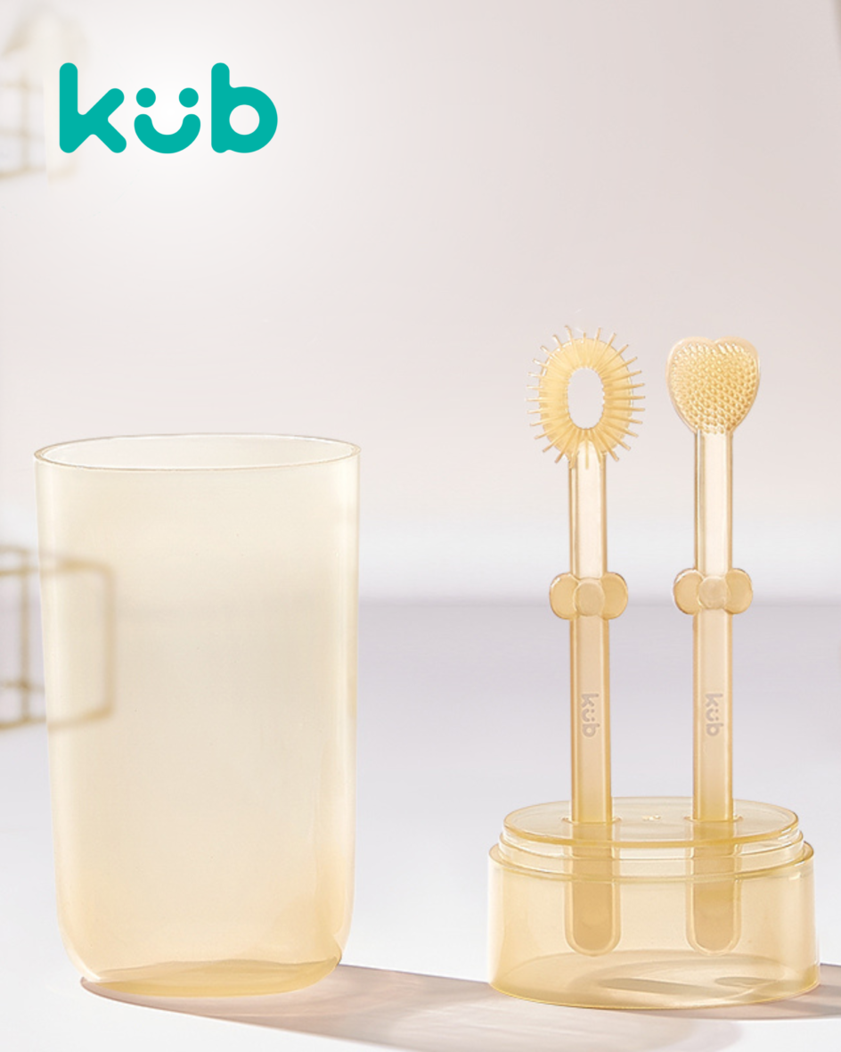 KUB Infant Toothbrush set with cup