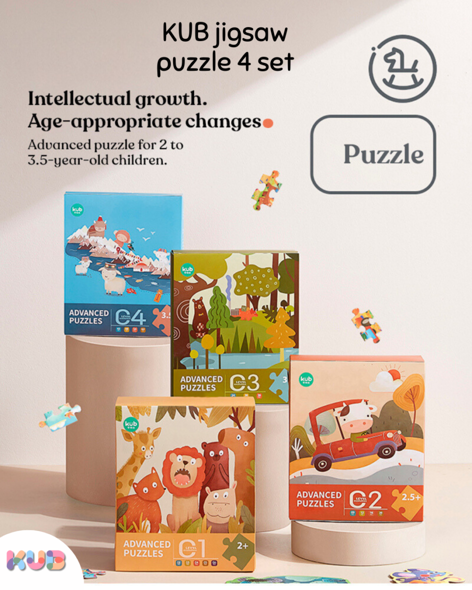 KUB jigsaw puzzle 4 set