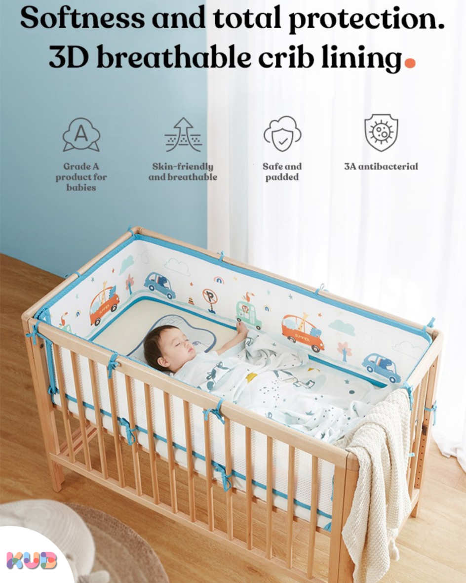 KUB 3D Breathable Bumper for Crib